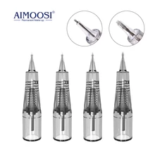 

AIMOOSI 10Pcs M7 Tattoo Eyebrows Microblading Piercing Needles Pen Makeup For Semi Permanent PMU Tattoo Machine Gun Consumables