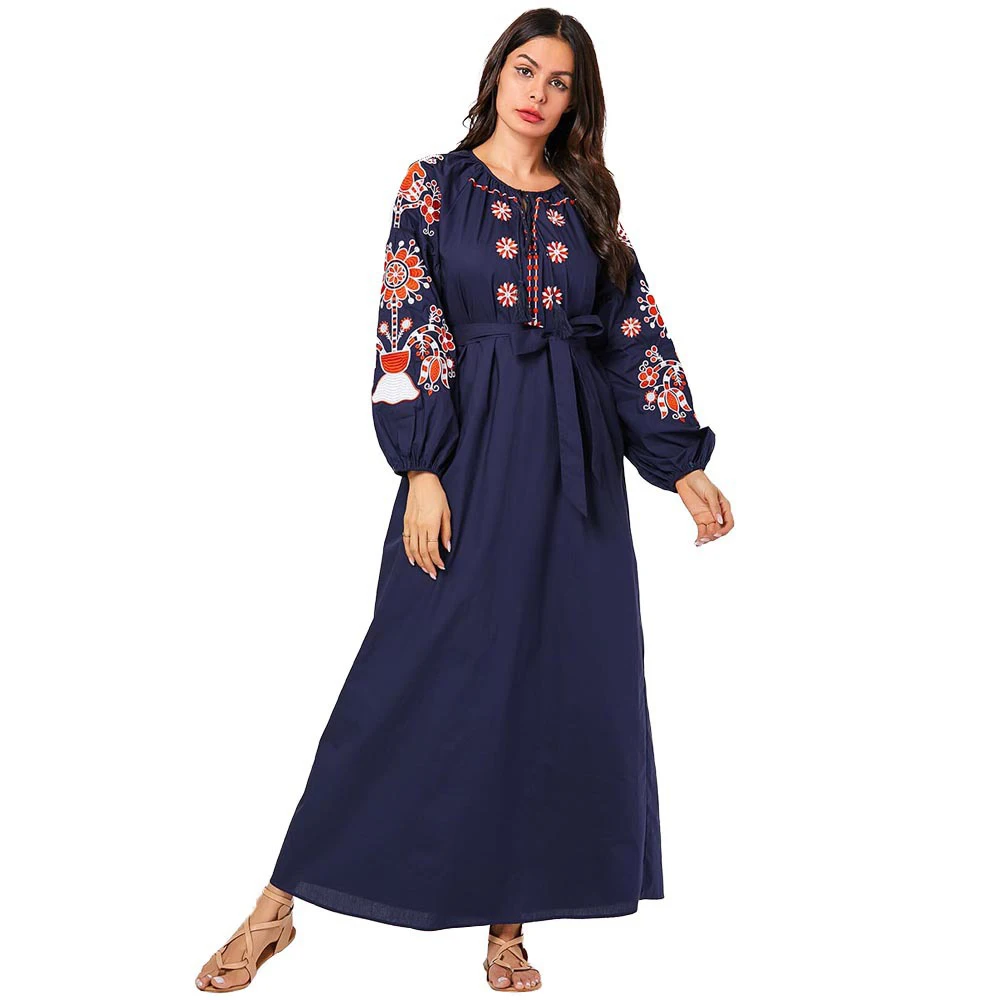 Turkey Arab Muslim Abaya Dress Women Puff Sleeve Islamic Clothing Vestidos Maxi Hijab Dresses Kimono Moroccan Kaftan Elbise 2020 Islamic Clothing Aliexpress