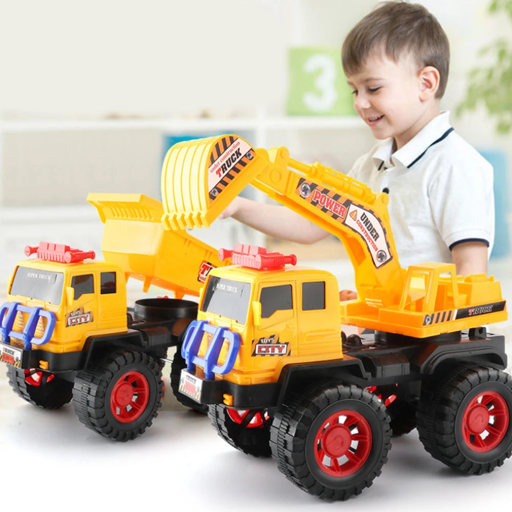 Excavadora De Juguete De Ingenieria De Gran Realismo Para Bebe Modelo De Camion De Volteo De Juguete Mini Regalo Para Ninos Juguete Fundido A Presion Y Vehiculos De Juguete Aliexpress