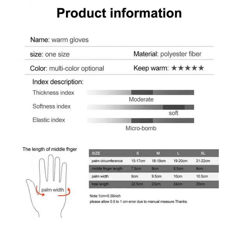 HNQH Winter Warm Cycling Gloves Cycling Equipment Full Finger Motorcycle Bicycle Bike Ski Hiking Sport Gloves Bike Accessories