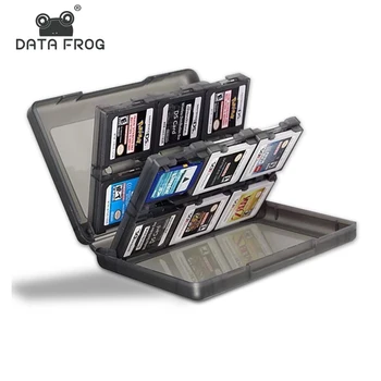

DATA FROG 24 In 1 Portable Game Cards Case For Nintendo Switch Shockproof Hard Shell Storage Box For NS 3DS 2DS/DS Lite/DSL
