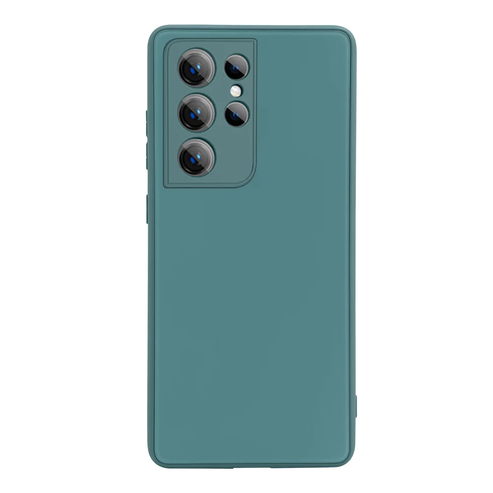 Силиконовая рамка для телефона с защитой от царапин совместимая S21 Ultra чехол |
