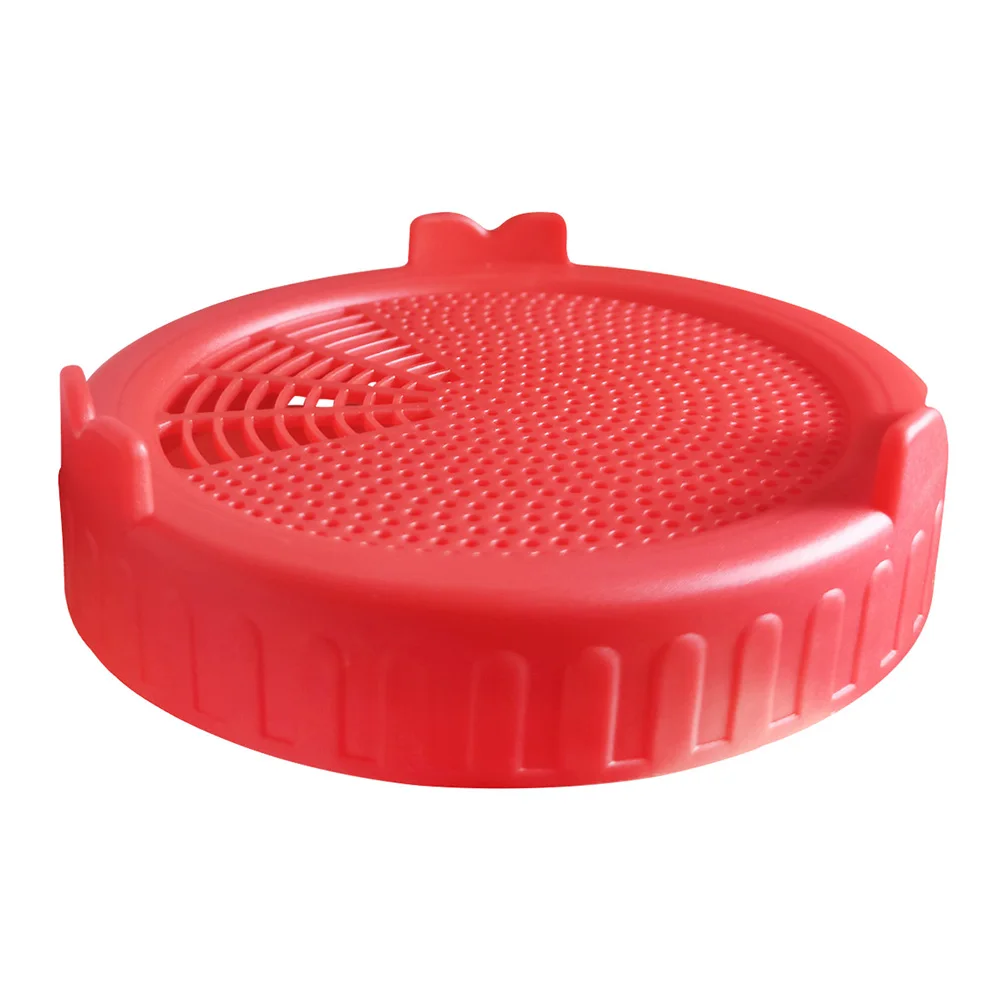1PC Food Bottle Grade Mesh Sprout Cover Kit Seed Crop Germination Strainer Silicone Sealing Ring Lid Mason Jar Germination