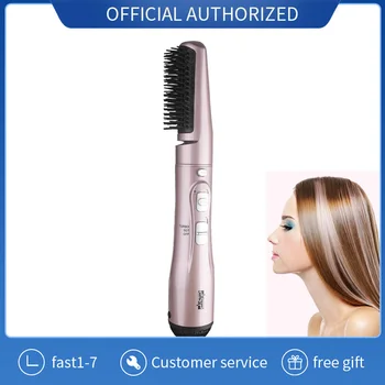 

Hair Straight Electric Straightener Steam Hot Comb Beard Straightener Styler Brush Hair Multifunctional Styling Tools for Women