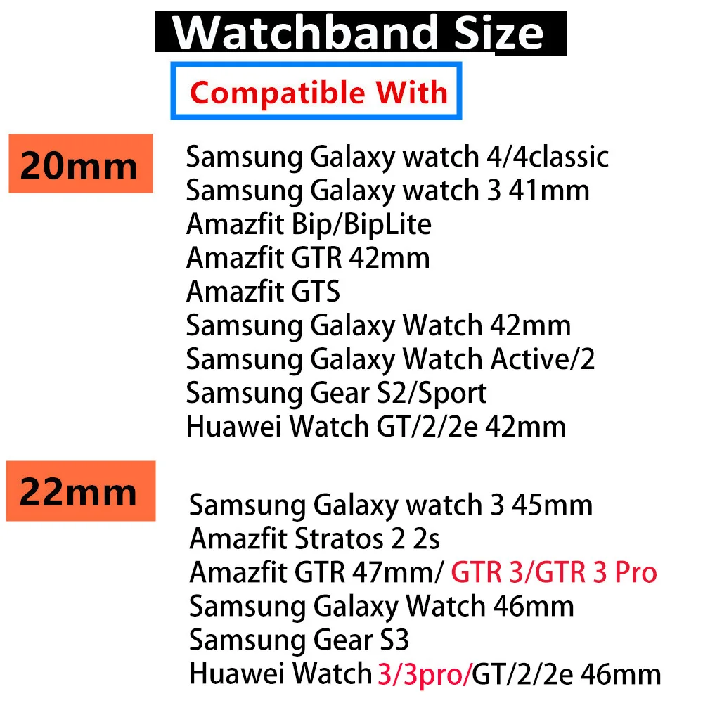 20mm/22mm Watch Band For Amazfit Gts/2/2e/gts2 Mini/gtr  3/pro/47mm/gtr2/2e/stratos 2/3 Watch Bracelet Amazfit Bip Rainbow Strap -  Watchbands - AliExpress