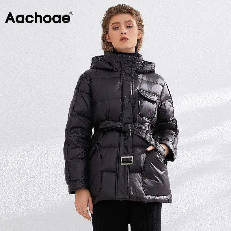 Aachoae Women Winter Ultra Light Duck Down Jacket