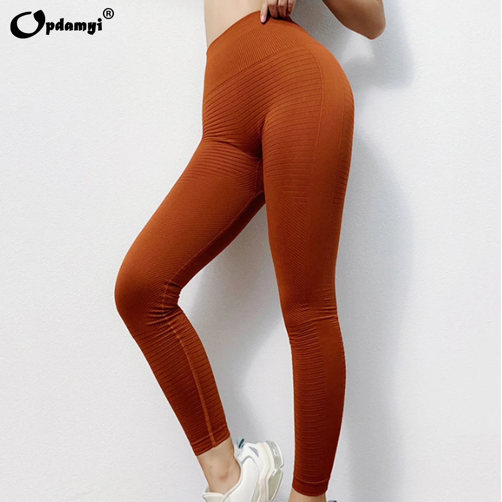 Orange Ankle Length Leggings – LYRA