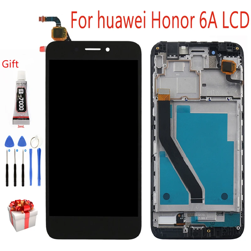 

100% Tested For Huawei Honor 6A LCD DIsplay Touch Screen 5.0'' With Frame Digitizer Assembly Replacement For HUAWEI Honor 6A LCD