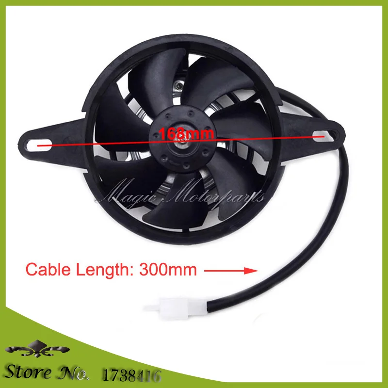 Oil Cooler Water Cooler New Electric Radiator Cooling Fan For 200cc 250cc Chinese ATV Quad Go Kart Buggy Dirt Bike Motorcycle