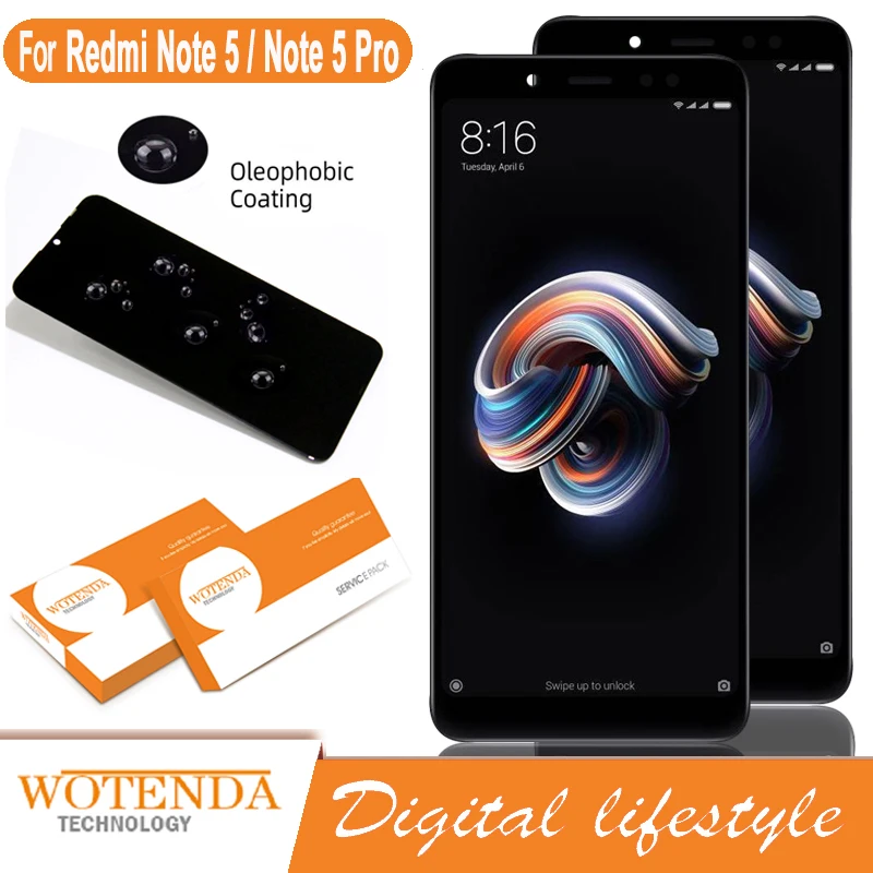 Оригинальный сменный ЖК-дисплей 5 99 дюйма для XIAOMI REDMI Note Pro сенсорный экран с