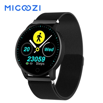 

Q20 Smart Watch HD Edge to Edge Screen Heart Rate Tracker Physiological Cycle Message Women Men Smartwatch 30Days Standby