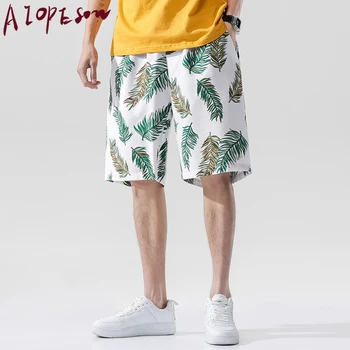 

AIOPESON New Summer Beach Pants Mens Bottoms Fashion Casual Sports Trend Printing Hawaiian Shorts Men Loose Leisure