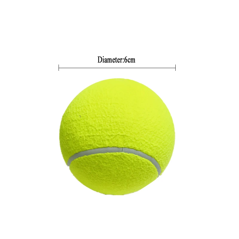 6.5cm24cm собака теннисный мяч гигантский Pet игрушка, теннисный мяч жевательная игрушка для собаки Подпись Мега Джамбо детские игрушки мяч для домашних животных собак поставки
