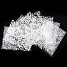 Fabiyan/метод Би Янь Маникюр металлический стикер Цветочные наклейки резинка для ногтей стикер BP серии 8-смешанные