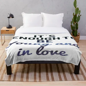 

Soft Blanket for Bed Sherpa Flannel Fleece Blanket Home Travel Sofa Soft Throw Blanket Young And In Love Lana Del Rey