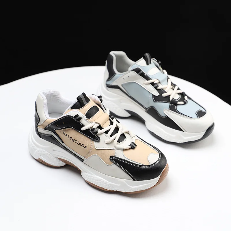 

Dad Shoes Women's INS Super Fire 2020 New Style plus Velvet Casual Cotton-padded Shoes Versatile Winter Panda Online Celebrity A