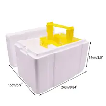 Пчелиный улей королевская коробка для пчеловодства коробка для опыления пенопластовые рамки набор инструментов для пчеловодства E65B