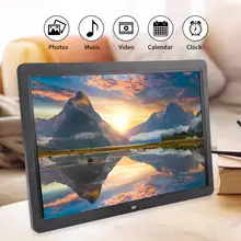 15,4 дюймов HD Многофункциональный 1280*800 цифровая фоторамка Музыкальный видеоплеер с пультом дистанционного управления