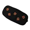 Kawaii Bear Embroidery Canvas Pencil Bag Pen Case Kids Gift Cosmetic Stationery Pouch Office School Supplies ► Photo 2/6