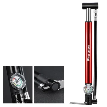 

Wheel Bicycle Pump Tyre High Pressure Gauge Inflator Handheld Portable