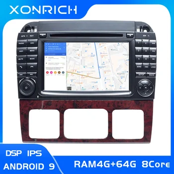 

IPS DSP 2 din Android 9.0 Car Multimedia Player For Mercedes Benz S-Class W220 W215 S280 S320 S350 S500 GPS Navigation head unit