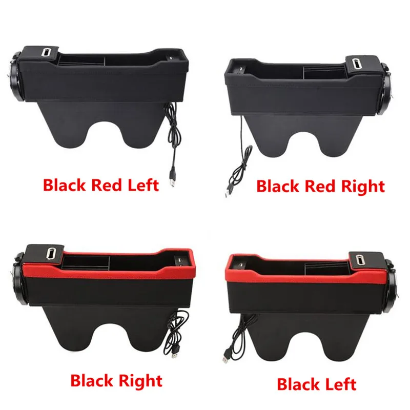 Hot Car USB Seat Crevice Storage Box Organizer Accessories for Mini Cooper R53 R55 R56 R58 R59 R60 R61 Paceman Countryman coupe