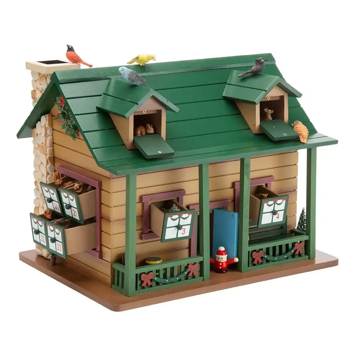 Christmas Advent Cabin With Woodland Animals And Santa-christmas Beautifully Detailed Woodland Wood Construction Decoration - Advent Calendars - AliExpress christmas-advent-cabin-with-woodland-animals-and-santa-christmas-beautifully-detailed-woodland-wood-construction-decoration-advent-calendars-aliexpress