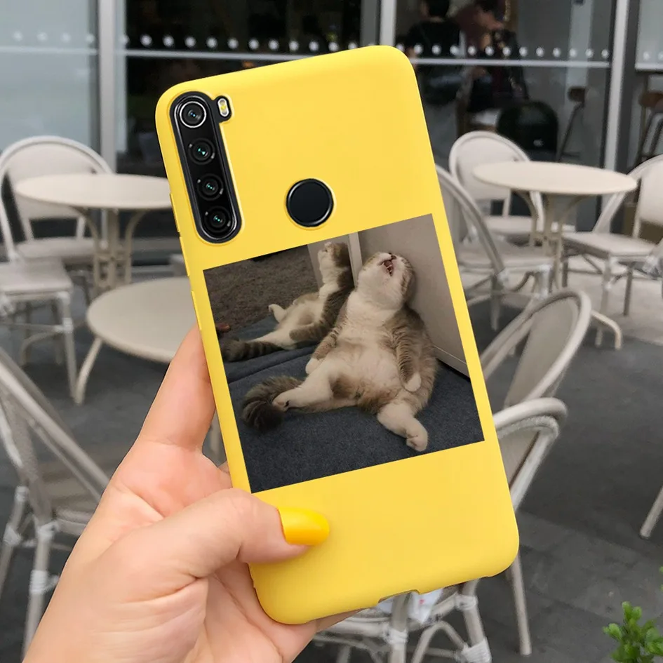 For Fundas Xiaomi Redmi 8A Note 8 Pro Case Cute Cartoon Silicone Pattern Back Cover For Redmi Note 8 Pro Redmi8 A8 8 A Phone Bag xiaomi leather case card Cases For Xiaomi