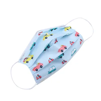 

PM2.5 Disposable Boy And Girl Cartoon Masks For Children 3-Layer Mask Dustproof 50PCS Protection Printing Face Mouth Mask