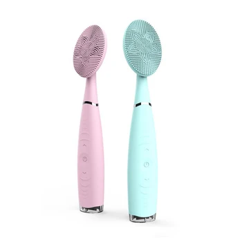 

Rechargeable Hand-Held Silicone Cleansing Instrument, Washing Instrument, Electric Sonic Cleansing Massage Instrument