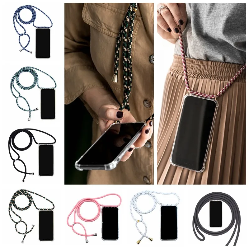 Transparent Crossbody Phone Case With Strap, Compatible With