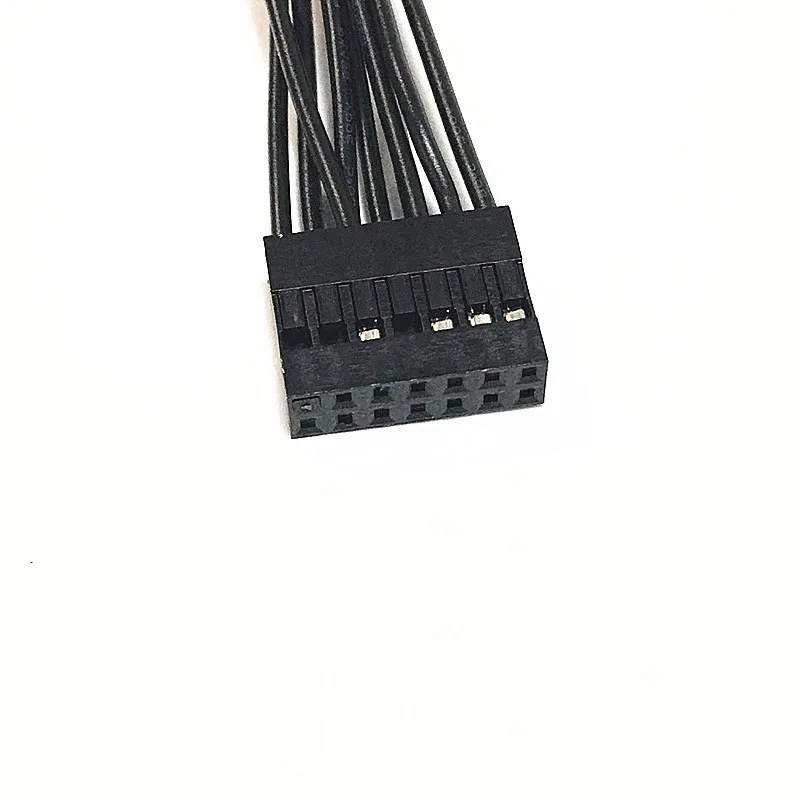  1 PCS/HD Audio 13Pin Femmina a 9Pin Maschio Cavo Cavo Convertitore Audio del Pannello Frontale 18AW