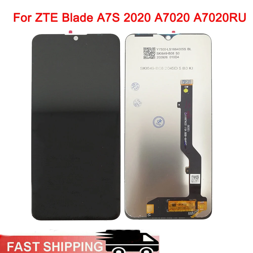 LCD For ZTE Blade A7S 2020 A7020 A7020RU Display Panel Touch Screen Sensor Digitizer Assembly Replacement | Мобильные телефоны и
