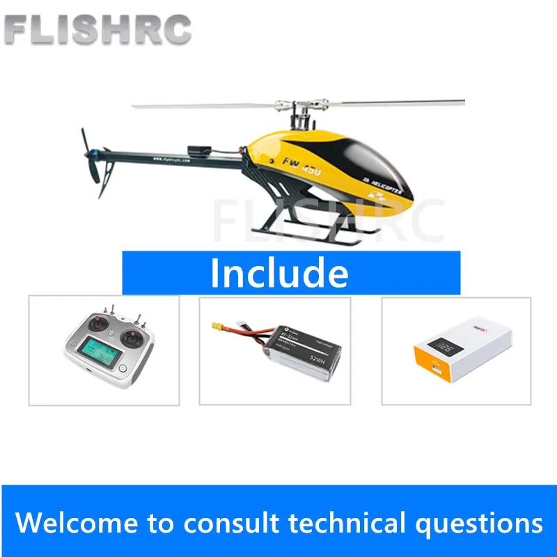 В наличии FW450 V2 FW450L RC 6CH 3D умный GPS вертолет RTF H1 Полетный контроллер бесщеточный