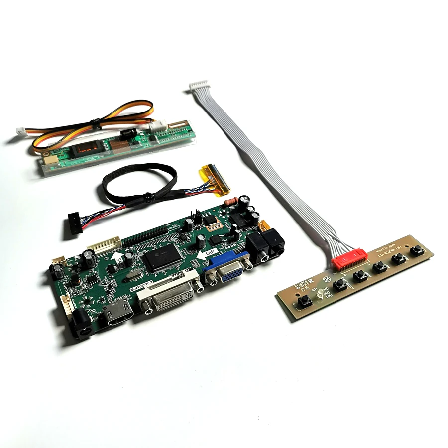 Для B141XG08 V2 V3 ЖК-монитор панель M. NT68676 экран контроллер привод плата HDMI DVI VGA 1024*768 14," LVDS 30Pin CCFL DIY kit