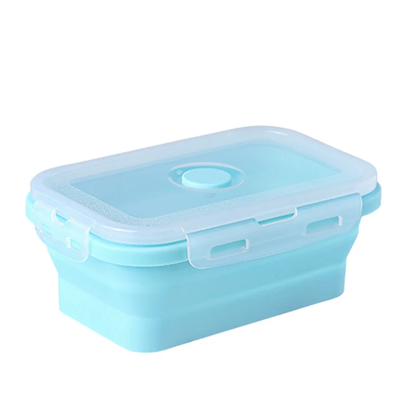 Силиконовый складной контейнер для обеда контейнер для хранения еды портативный контейнер для пикника кемпинга ящик для хранения Bento Box
