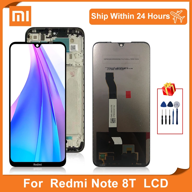 6 3 ''для Xiaomi Redmi Примечание 8T ЖК дисплей сенсорный экран дигитайзер для сборки