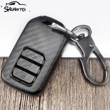 

ABS Carbon Fiber Car Key Case Cover For Honda Civic Accord 9 HRV CRV Vezel Jazz Freed Pilot Fit Odyssey Auto key Shell Protect