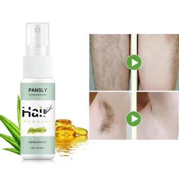 

30ml Hair Removal Inhibitor Spray Bikini Legs Body Armpit Face Painless Hair Remover Stop Hair Growth Depilation Essence Liquid