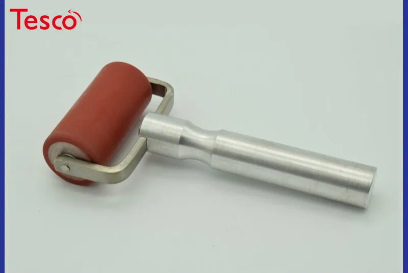 

FREE SHIPPING 50PCS EQ Roller Flat Silicone Roller With Aluminium Handle