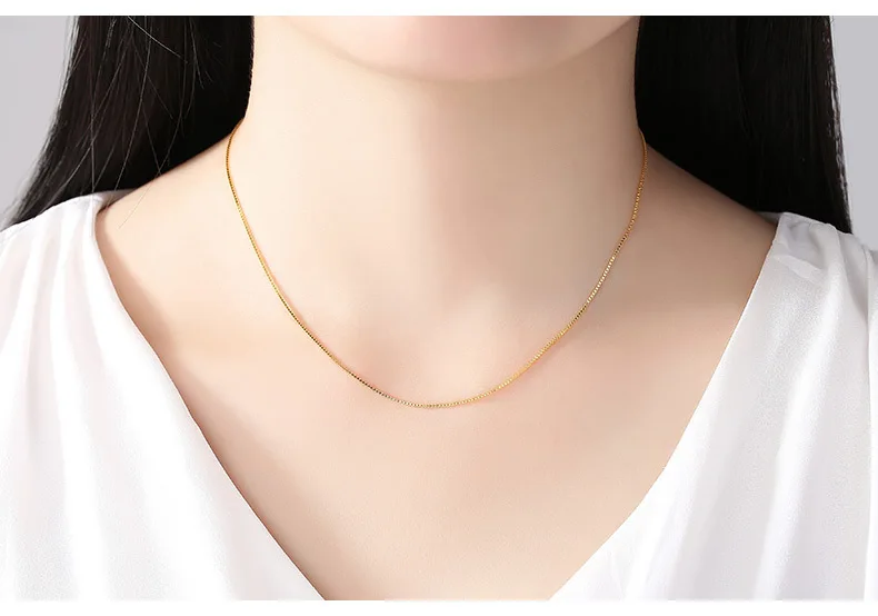 Gouden sleutelbeenketting voor dames sieraden van echt goud_voghion.com