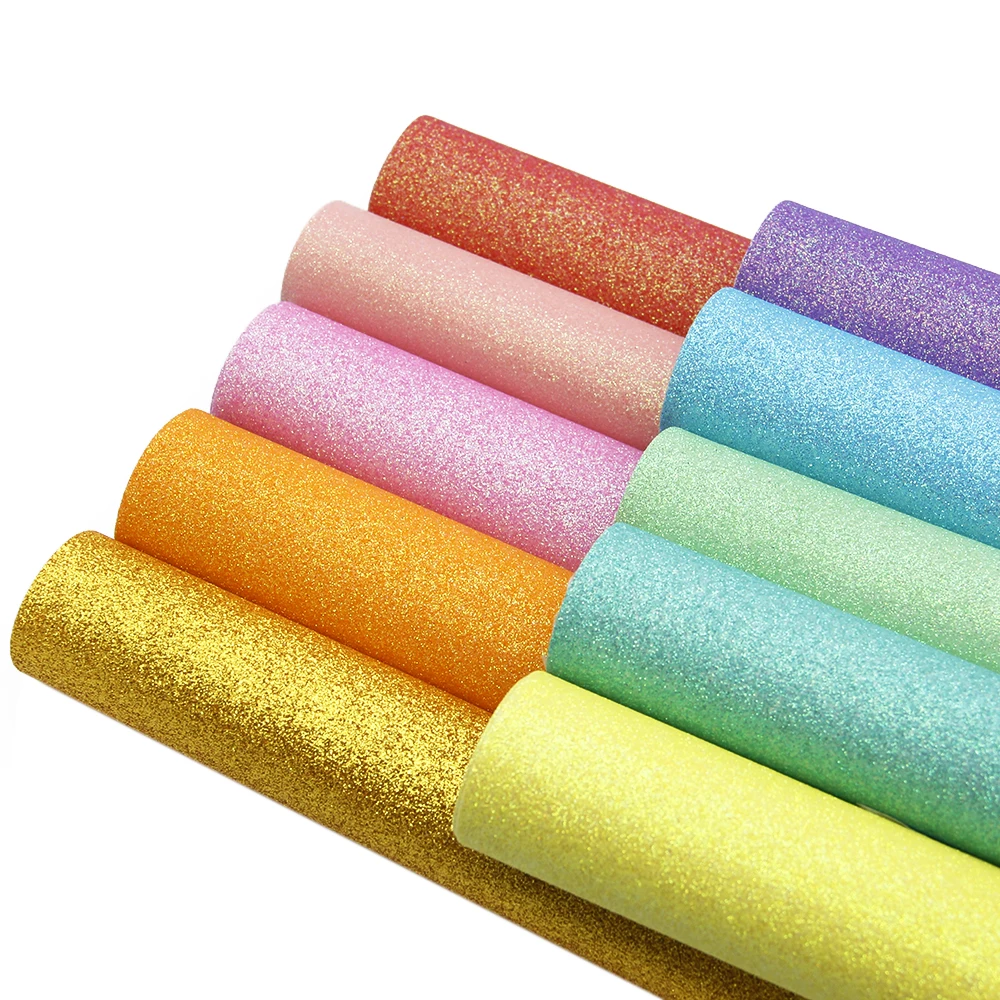 

David accessories 20*34cm Plain Color Glitter Faux Artificial Synthetic Leather Fabric,DIY Handmade Material for Bow,1Yc6435
