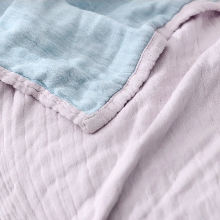 Легкое муслиновое Хлопковое одеяло, двойной размер, одеяла для кровати и дивана, летнее постельное белье, легкое покрывало