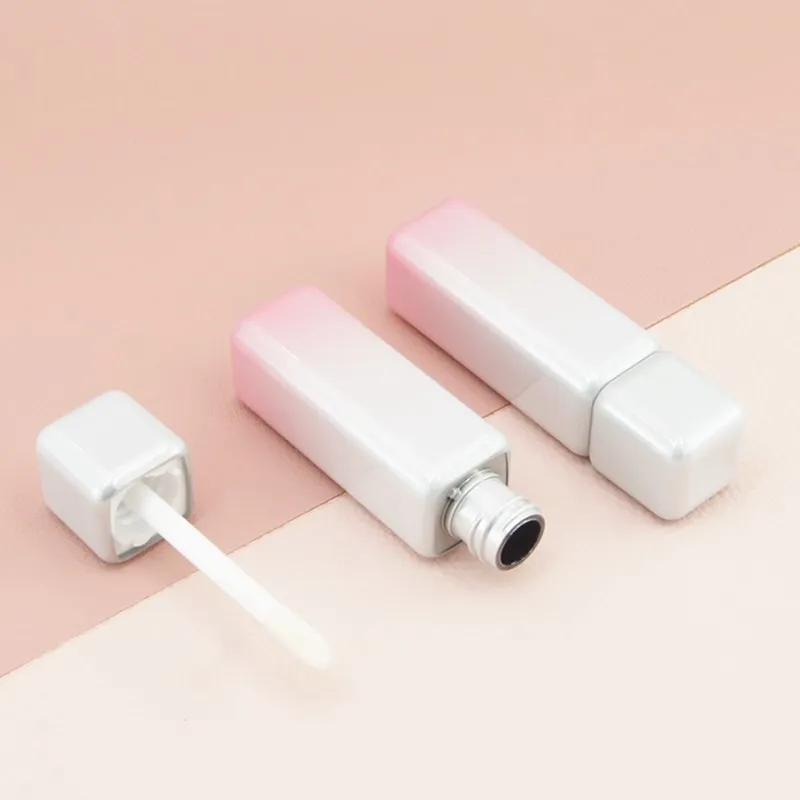 gradient pink tube Пустой блеск для губ Трубка Контейнер для бутылок блеск для губ трубка бутылка Бальзам для губ в тюбике губная трубка blam контейнер для губ бутылка для макияжа - Цвет: gradient pink tube