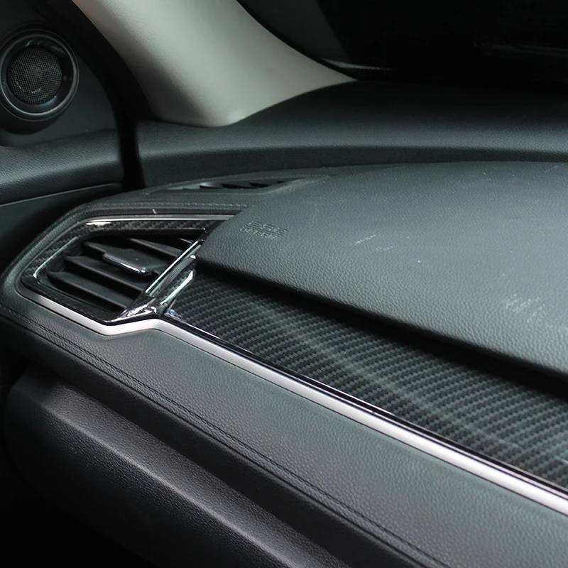 Декоративная отделка переднего воздуха кондиционера вентиляционная рама капота палка крышка для Honda civic правый руль