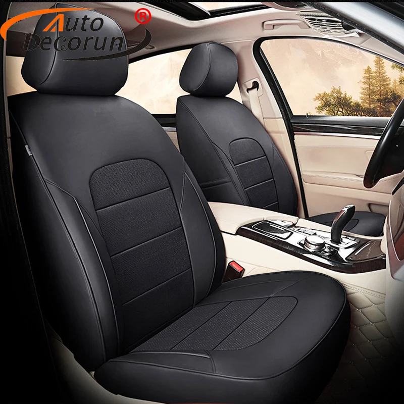 AutoDecorun 14 шт./компл. сиденье из натуральной кожи чехлы для Subaru Outback 2014 2015 2016 2018 2020