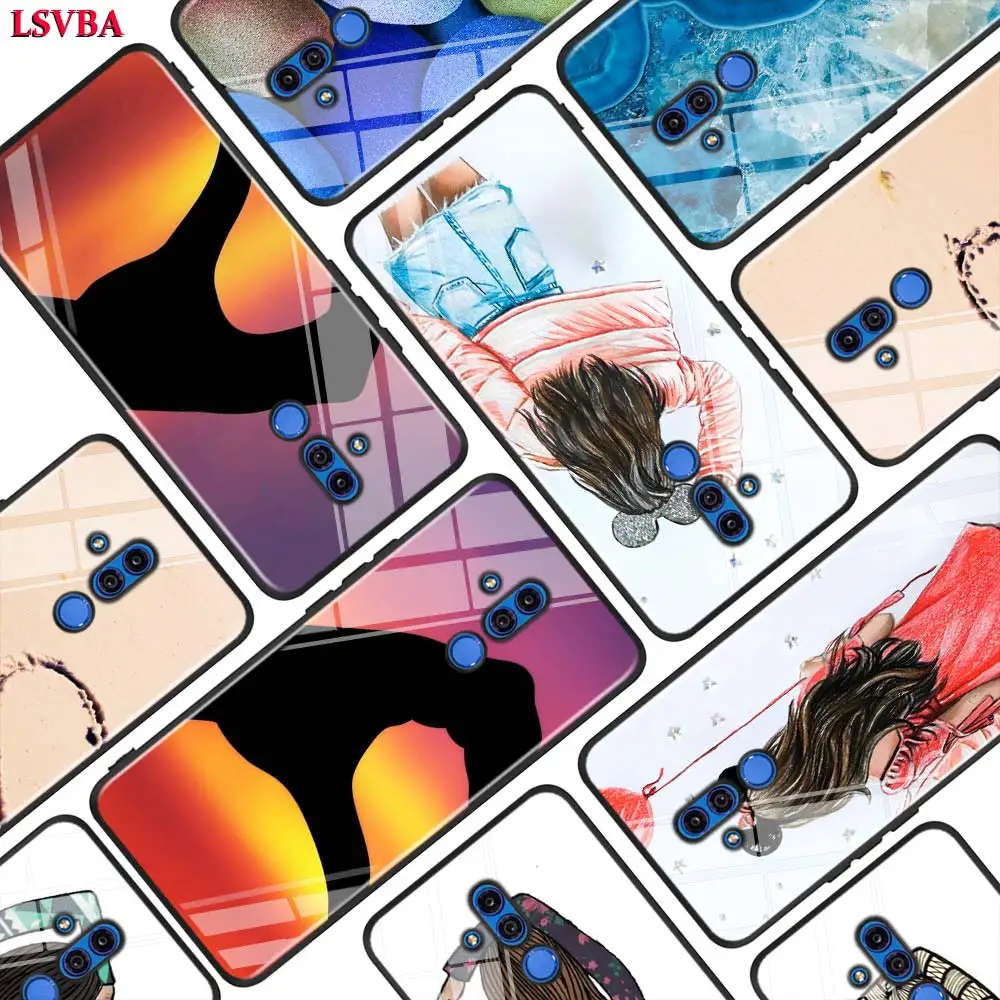 

Black Cover Best Friend Forever for Huawei Mate 20 20X(5G) 10 Lite Y9 Y7 Y6 Y5 Pro Prime Lite 2019 2018 Glossy Phone Case