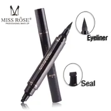 Черная ровная кисточка для подведения глаз Ручка длительная быстросохнущая Водонепроницаемый Косметический макияж косметический инструмент влагостойкий карандаш для глаз