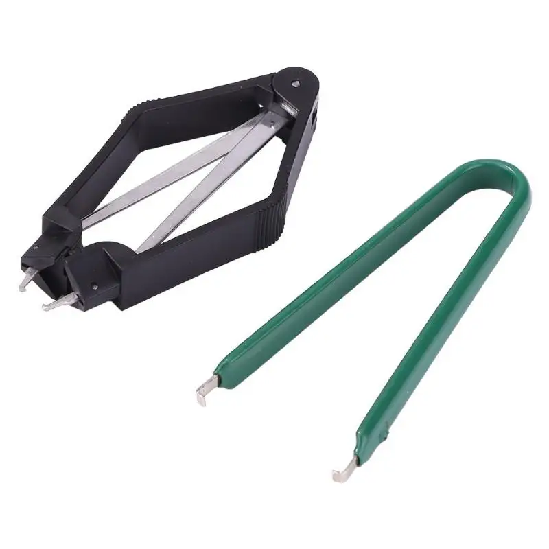 

2pcs/set IC Extractor CPU Puller Plastic Handle Anti-static Good Safety for Clamping Circuit Board Chips Components