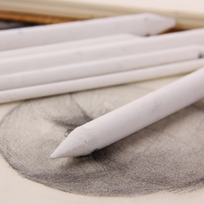 6 шт./компл. белый прочный смешивания палец в виде пенька из эскиз 6 размеров искусство рисования инструмент пастельных подарок